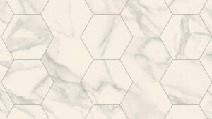 Iconik Trend - Marble Bianco Hexagon GREY